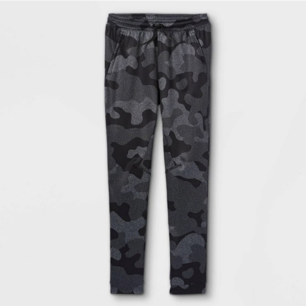 Boys' Performance Jogger Pants - All In Motion Black/Camo XS (4/5)
